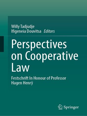 cover image of Perspectives on Cooperative Law
